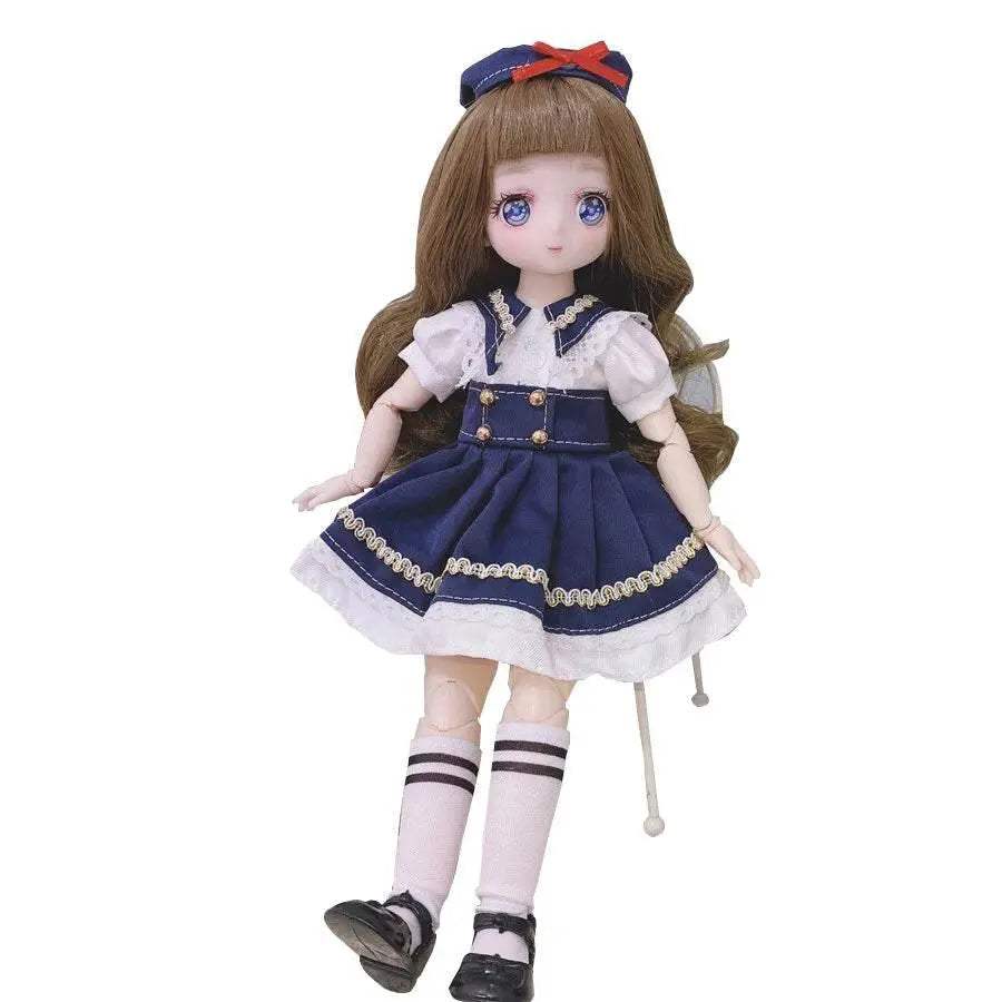  1/6 Bjd Anime Dolls For Kids Girls 30cm With Dresses Toy -  ToylandEU™