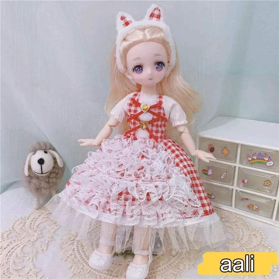  1/6 Bjd Anime Dolls For Kids Girls 30cm With Dresses Toy -  ToylandEU™