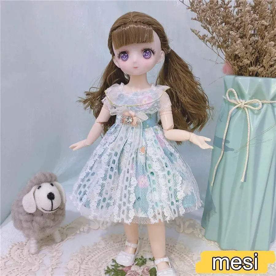  1/6 Bjd Anime Dolls For Kids Girls 30cm With Dresses Toy -  ToylandEU™