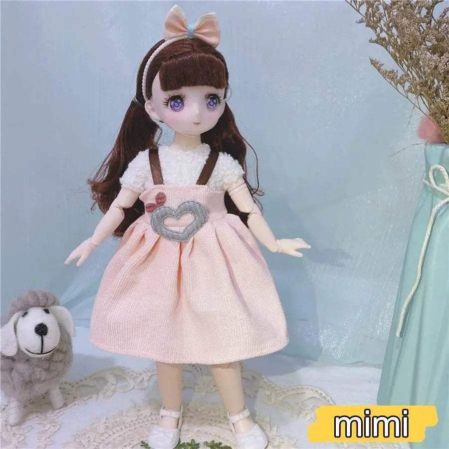 1/6 Bjd Anime Dolls For Kids Girls 30cm With Dresses Toy -  ToylandEU™