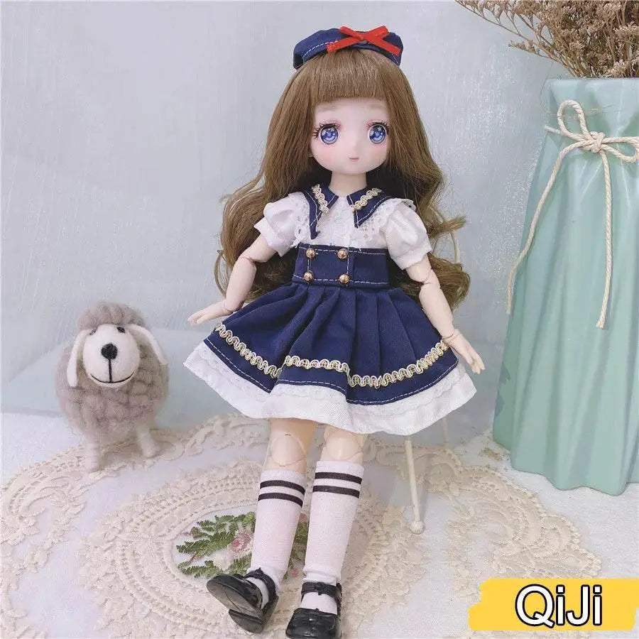  1/6 Bjd Anime Dolls For Kids Girls 30cm With Dresses Toy -  ToylandEU™