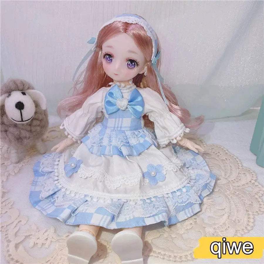  1/6 Bjd Anime Dolls For Kids Girls 30cm With Dresses Toy -  ToylandEU™