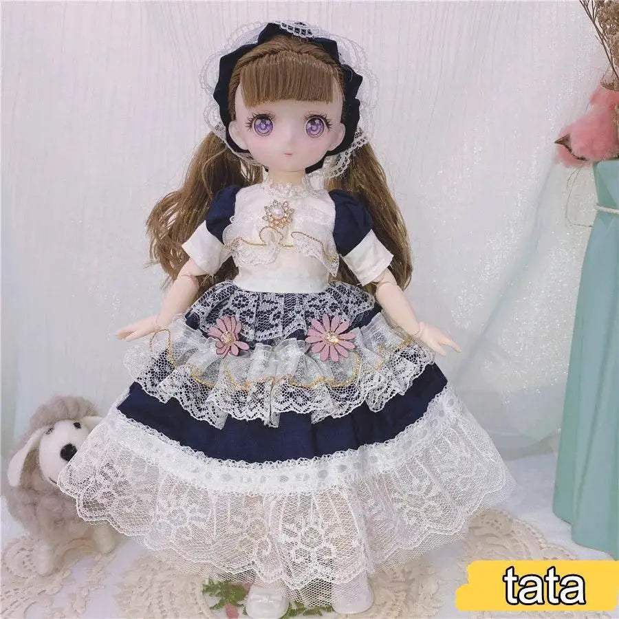  1/6 Bjd Anime Dolls For Kids Girls 30cm With Dresses Toy -  ToylandEU™