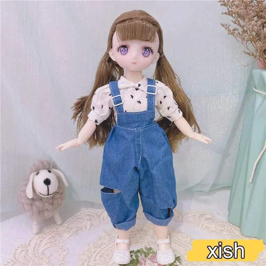  1/6 Bjd Anime Dolls For Kids Girls 30cm With Dresses Toy -  ToylandEU™