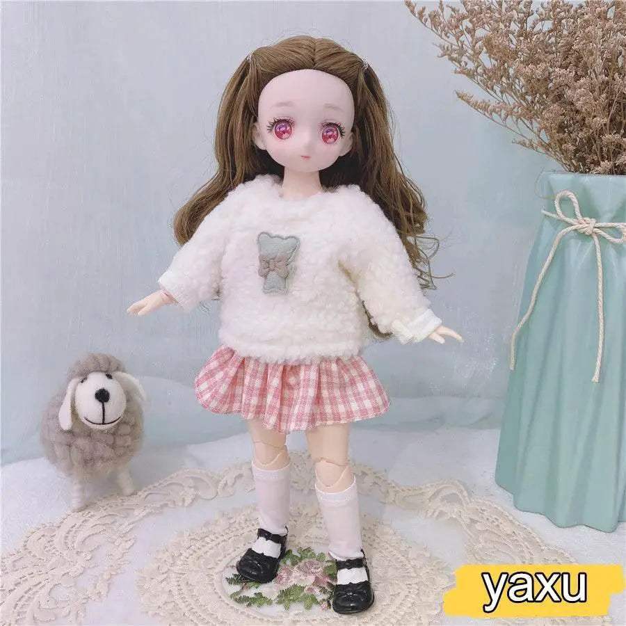  1/6 Bjd Anime Dolls For Kids Girls 30cm With Dresses Toy -  ToylandEU™