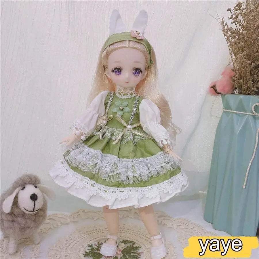  1/6 Bjd Anime Dolls For Kids Girls 30cm With Dresses Toy -  ToylandEU™