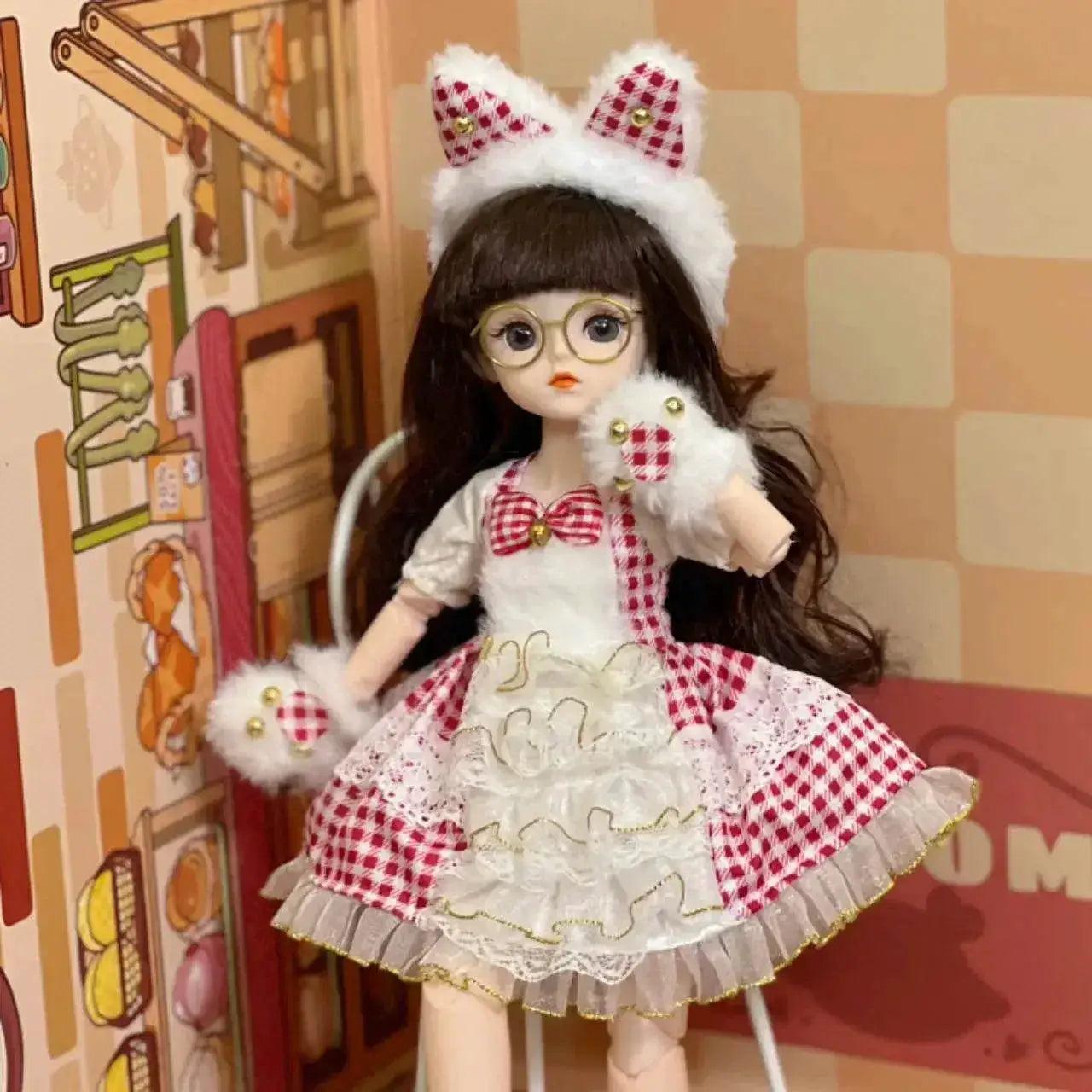  1/6 Bjd Doll Starry Blue Eyes 30CM Jointed Fashion Toy -  ToylandEU™