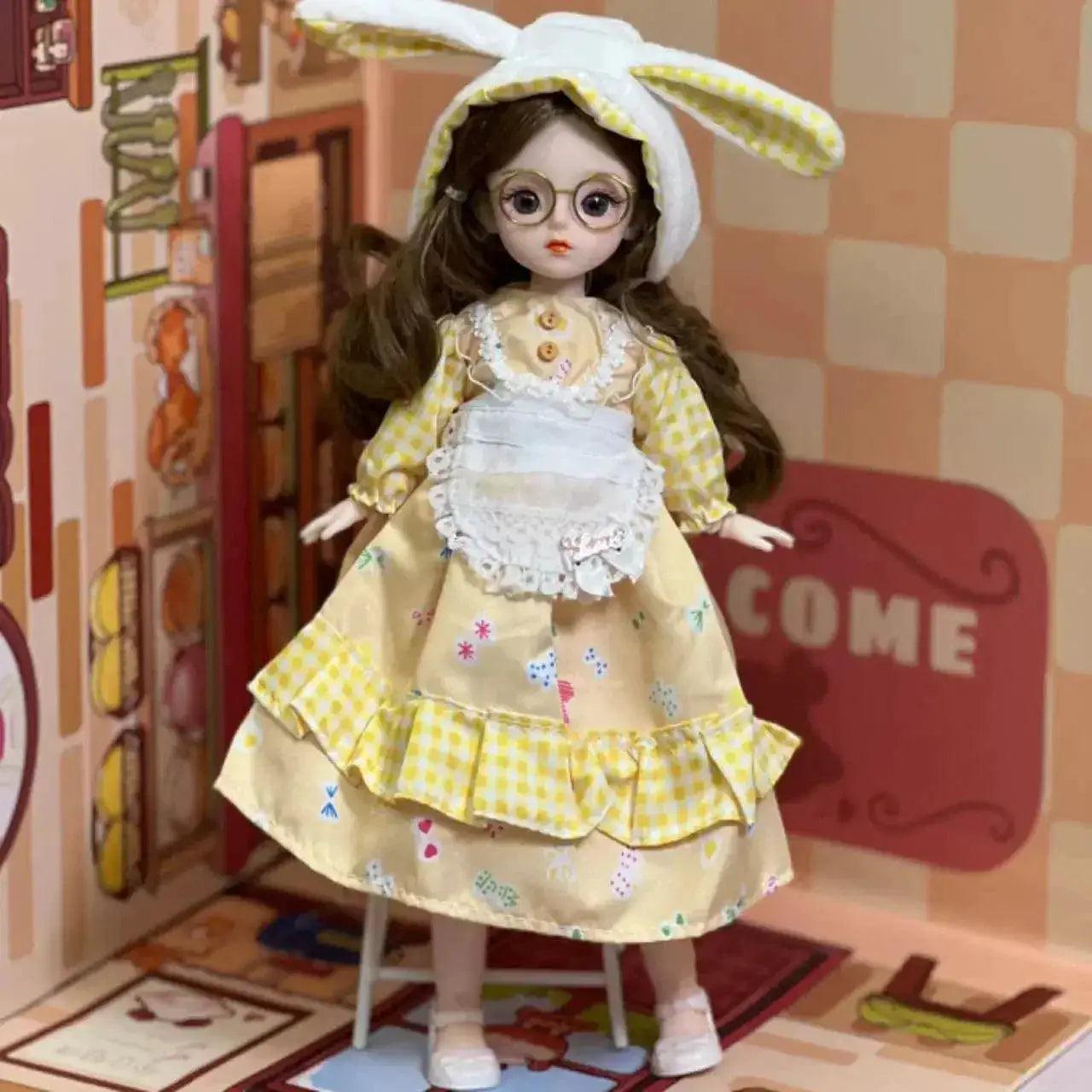  1/6 Bjd Doll Starry Blue Eyes 30CM Jointed Fashion Toy -  ToylandEU™