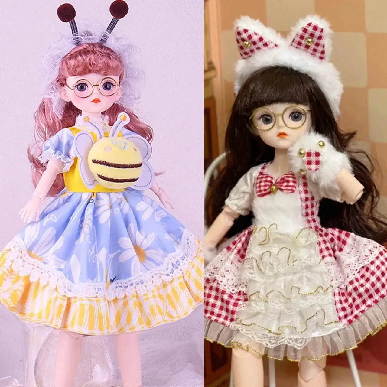  1/6 Bjd Doll Starry Blue Eyes 30CM Jointed Fashion Toy -  ToylandEU™
