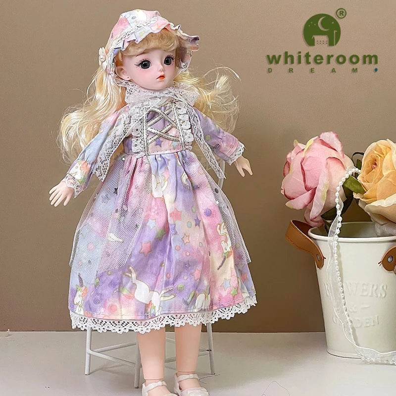 1/6 Bjd Doll Starry Blue Eyes 30CM Jointed Fashion Toy - ToylandEU