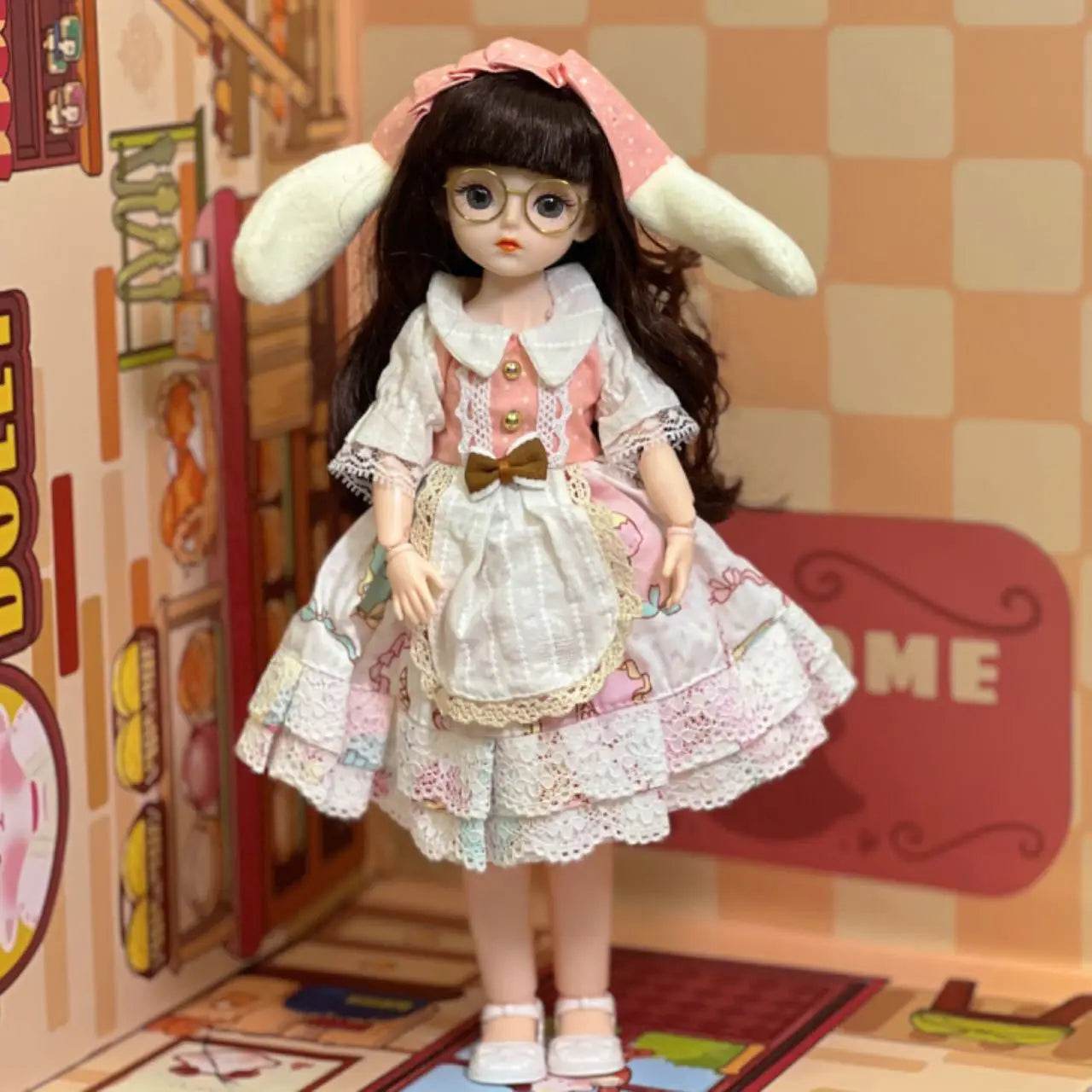 1/6 Bjd Doll Starry Blue Eyes 30CM Jointed Fashion Toy - ToylandEU
