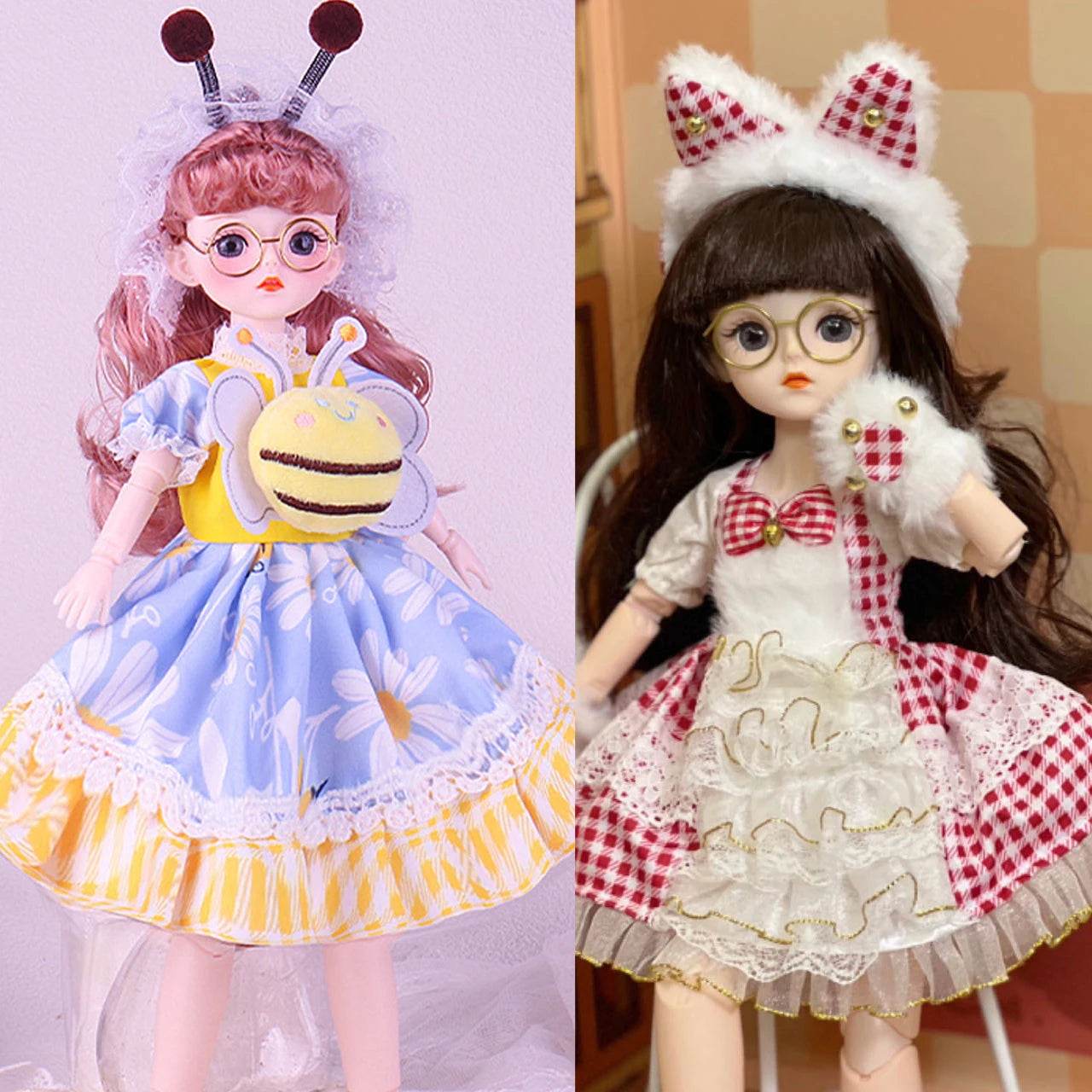 1/6 Bjd Doll Starry Blue Eyes 30CM Jointed Fashion Toy - ToylandEU