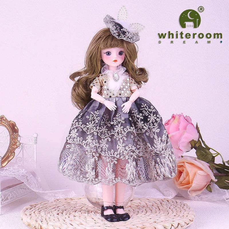 1/6 Bjd Doll Starry Blue Eyes 30CM Jointed Fashion Toy - ToylandEU