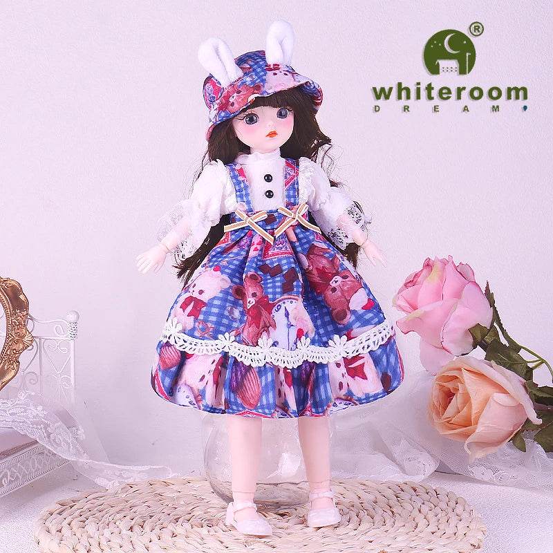 1/6 Bjd Doll Starry Blue Eyes 30CM Jointed Fashion Toy - ToylandEU