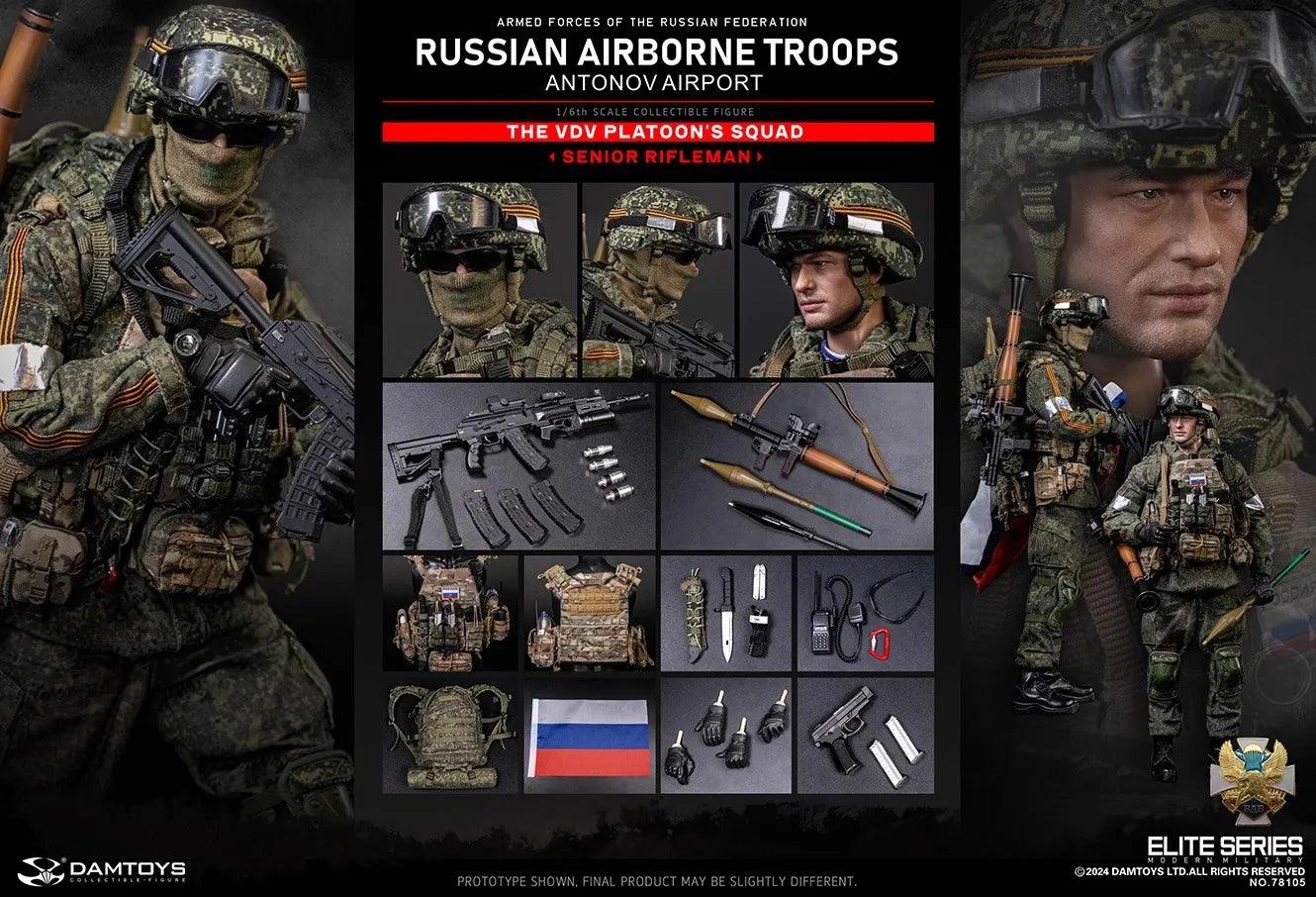  1-6 Scale Action Figure Set | Russian VDV | Toylandeu™ 
