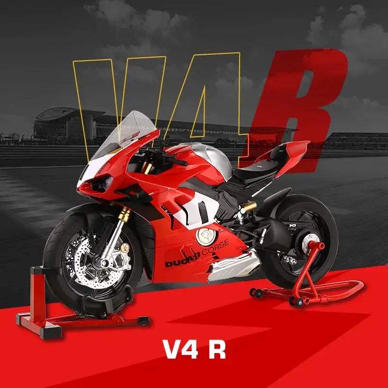 1:6 Scale Ducati Panigale Die-Cast Motorcycle With Water Mist - ToylandEU