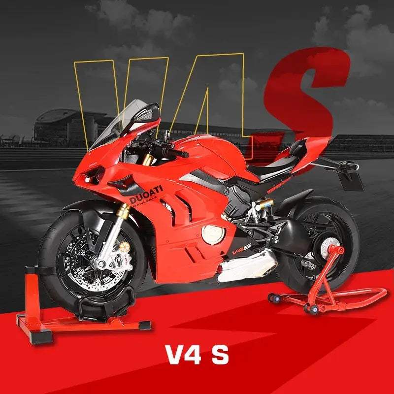 1:6 Scale Ducati Panigale Die-Cast Motorcycle With Water Mist - ToylandEU