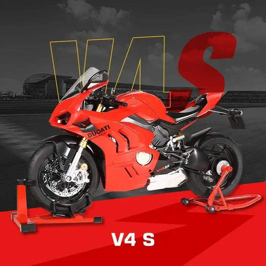 1:6 Scale Ducati Panigale Die-Cast Motorcycle With Water Mist - ToylandEU
