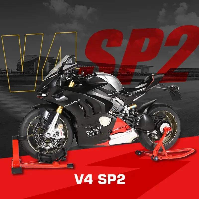 1:6 Scale Ducati Panigale Die-Cast Motorcycle With Water Mist - ToylandEU