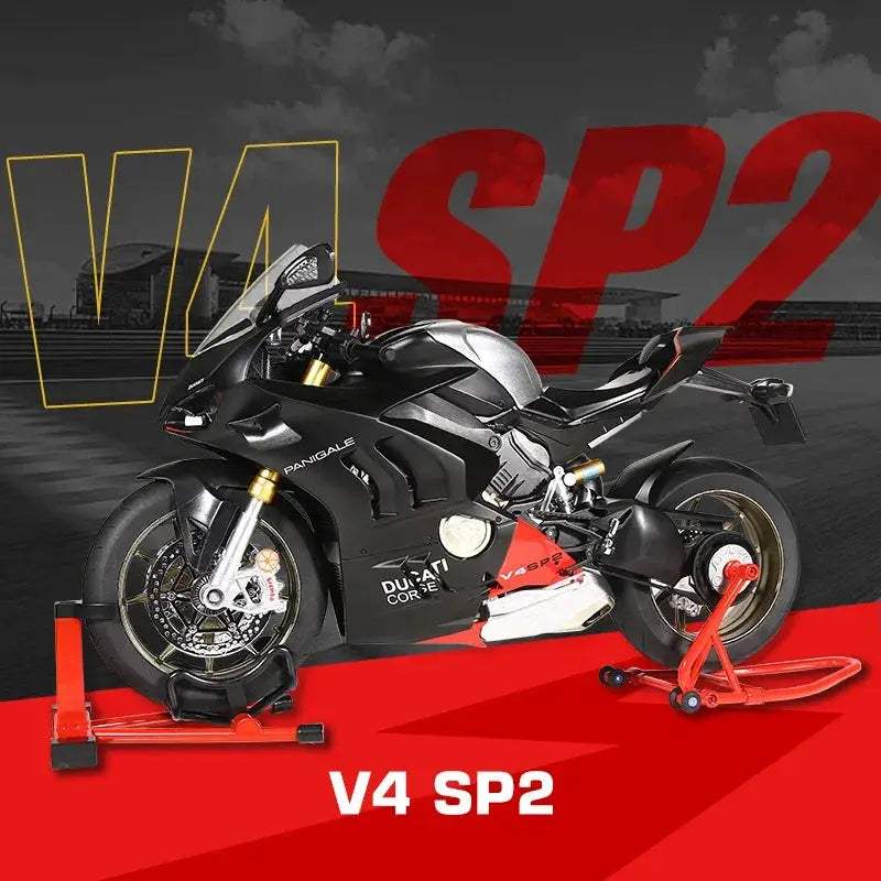 1:6 Scale Ducati Panigale Die-Cast Motorcycle With Water Mist - ToylandEU