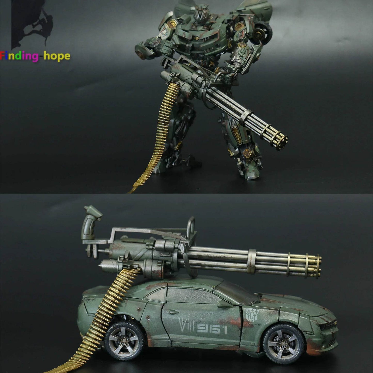 1/6 Scale M134 Minigun Gatling Machine Gun Assemble Model for Army Terminator Collection Scene Sandpan Game - ToylandEU