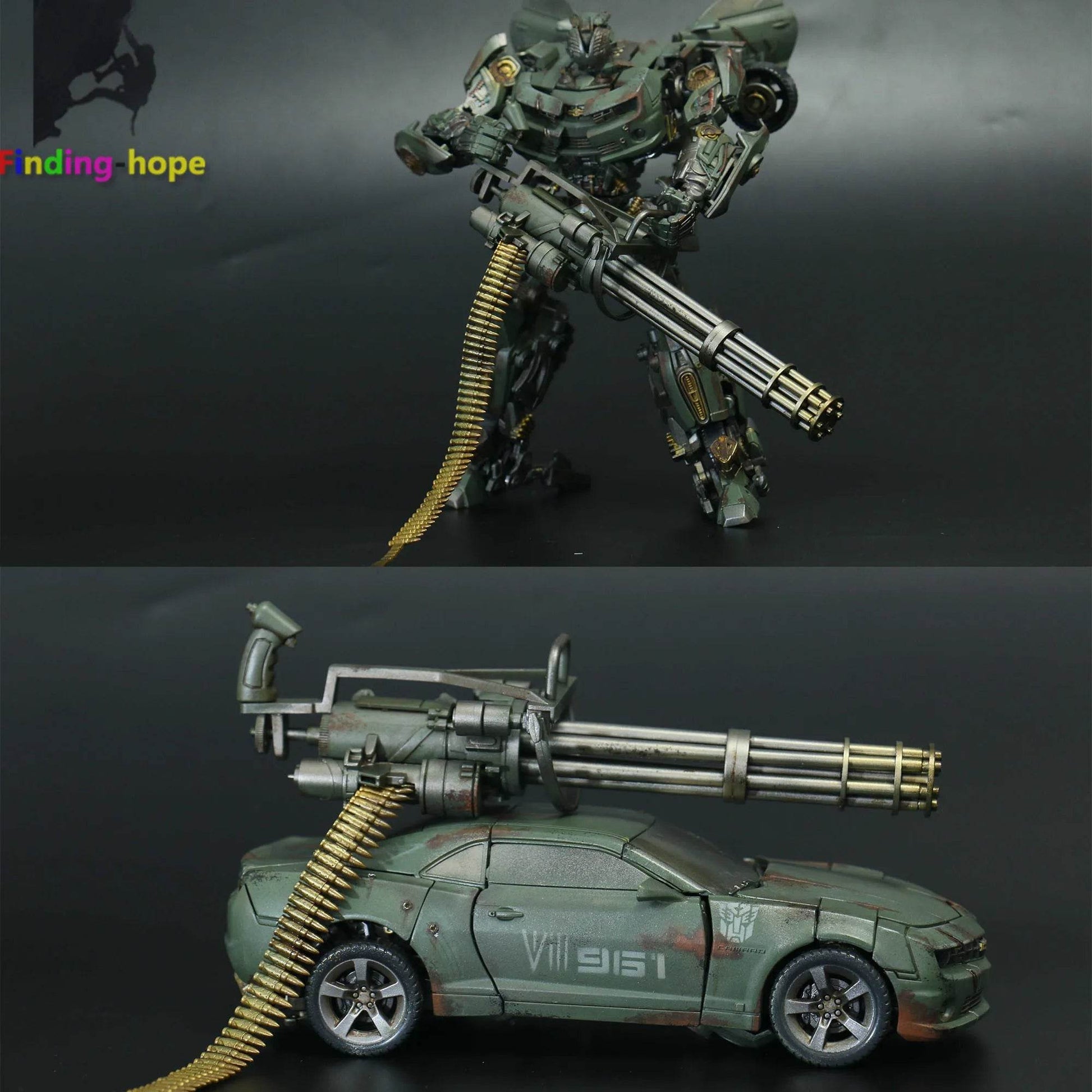 1/6 Scale M134 Minigun Gatling Machine Gun Assemble Model for Army Terminator Collection Scene Sandpan Game - ToylandEU