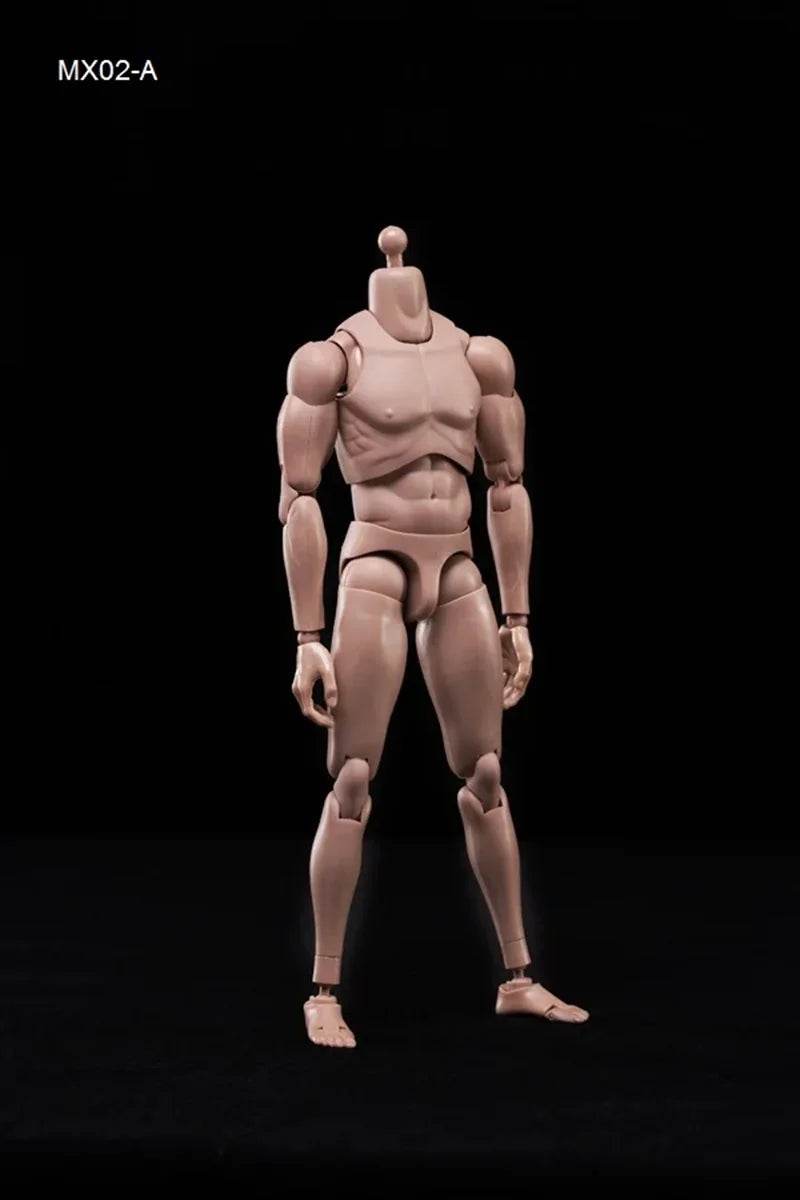 1/6 Scale MX02-A MX02-B Asian/Europe Skin Male Soldier Body Action Doll Toys - ToylandEU