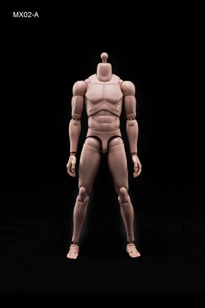 1/6 Scale MX02-A MX02-B Asian/Europe Skin Male Soldier Body Action Doll Toys - ToylandEU
