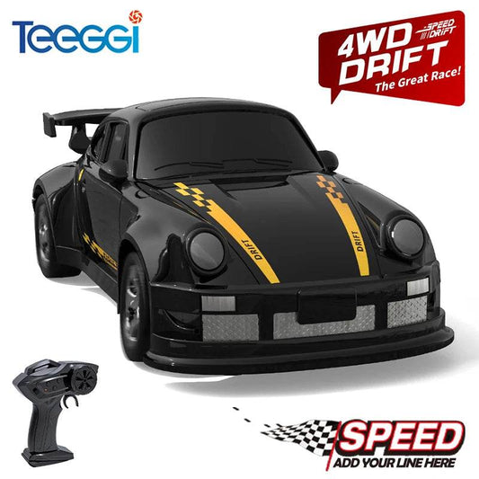 1/64 2.4G High Speed Drift RC Car 4WD Mini GTR Racing Toy - ToylandEU