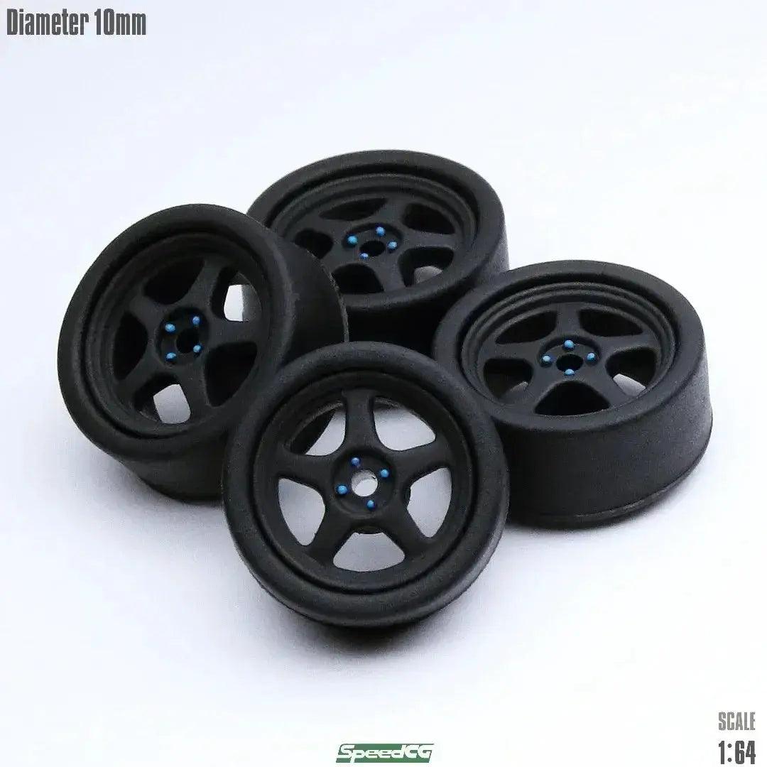 1/64 ABS Wheels With Rubber Tires For Model Cars Elite -  ToylandEU™