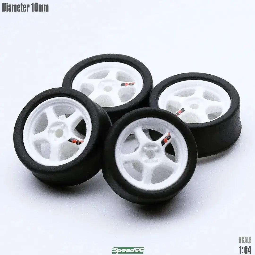  1/64 ABS Wheels With Rubber Tires For Model Cars Elite -  ToylandEU™
