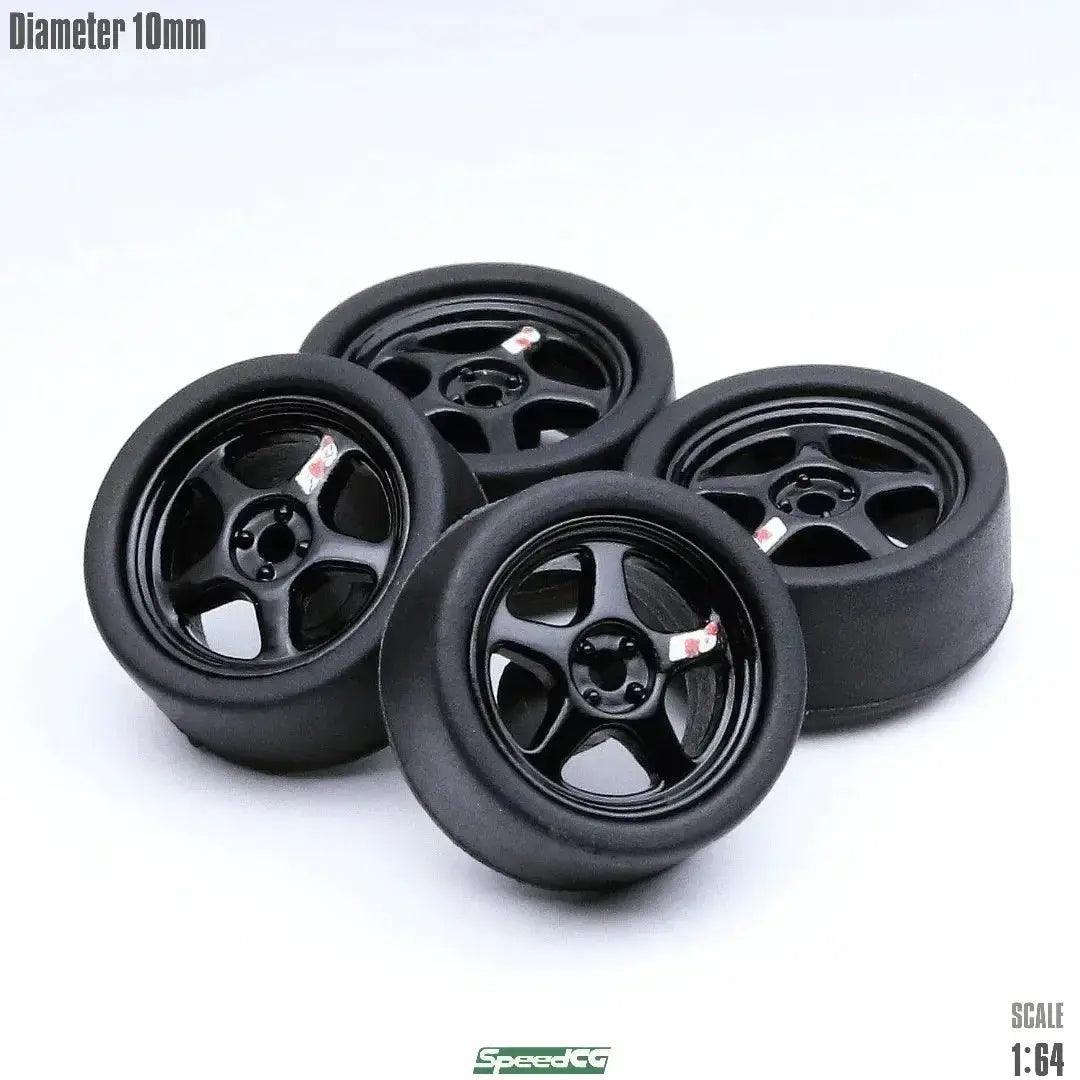  1/64 ABS Wheels With Rubber Tires For Model Cars Elite -  ToylandEU™