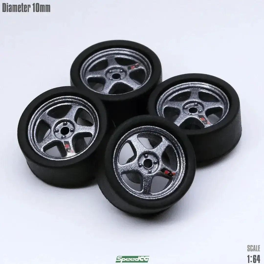  1/64 ABS Wheels With Rubber Tires For Model Cars Elite -  ToylandEU™