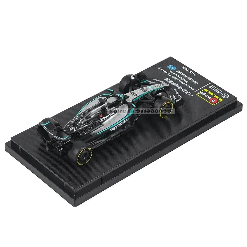 1:64 Diecast Mercedes F1 Car Model With Realistic Detailing - ToylandEU