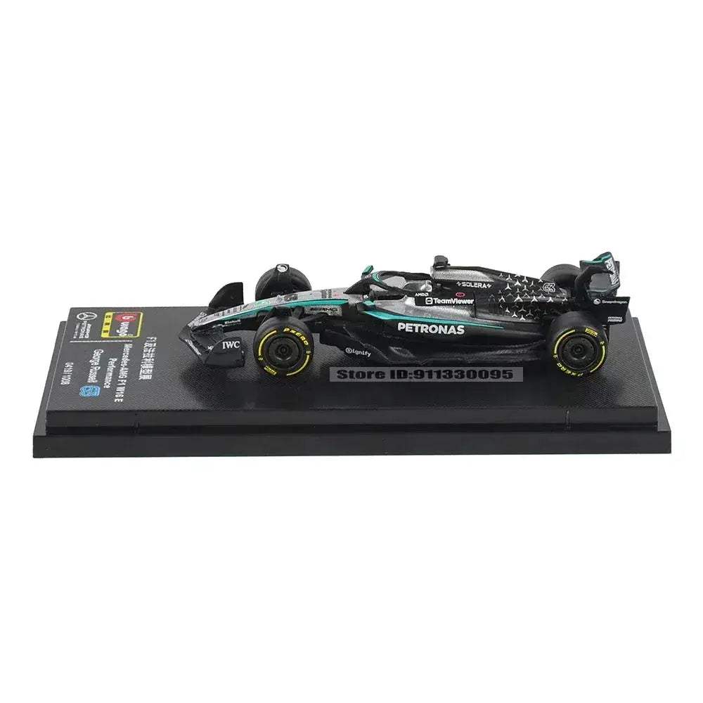 1:64 Diecast Mercedes F1 Car Model With Realistic Detailing - ToylandEU