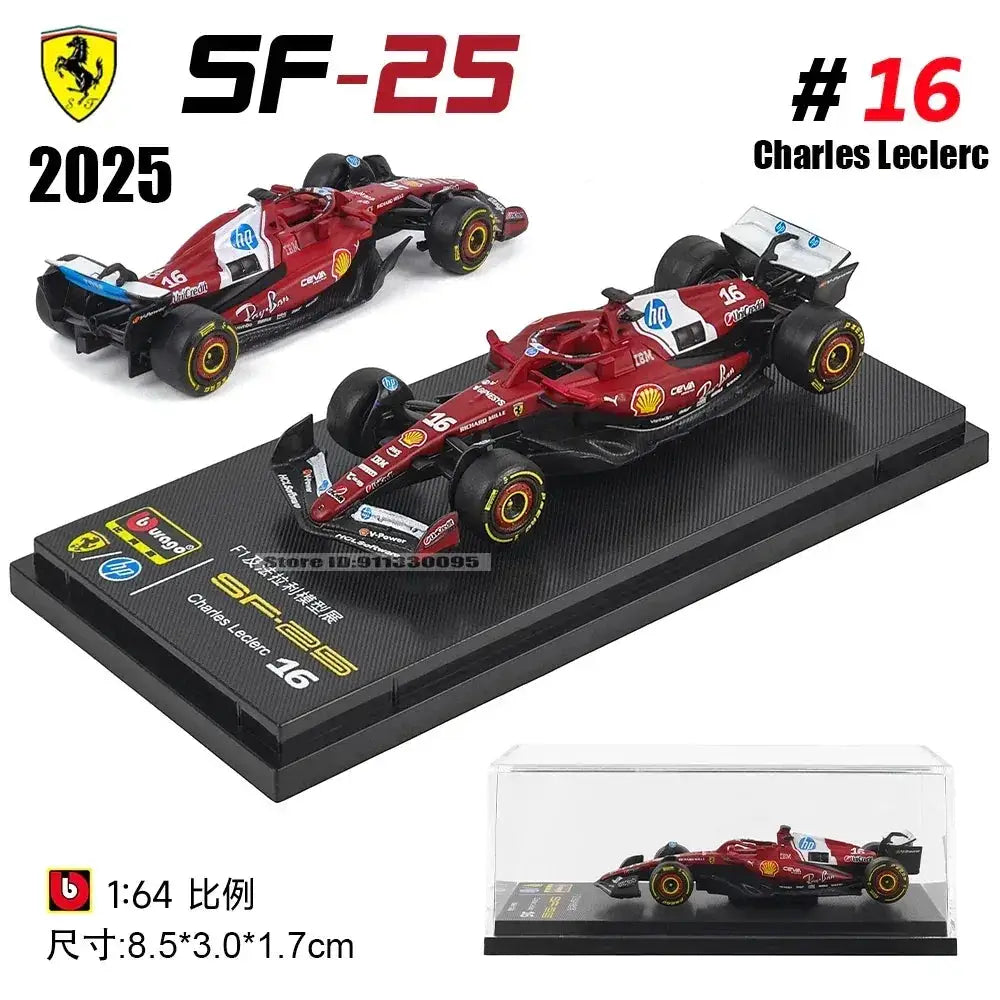 1:64 Diecast Mercedes F1 Car Model With Realistic Detailing - ToylandEU