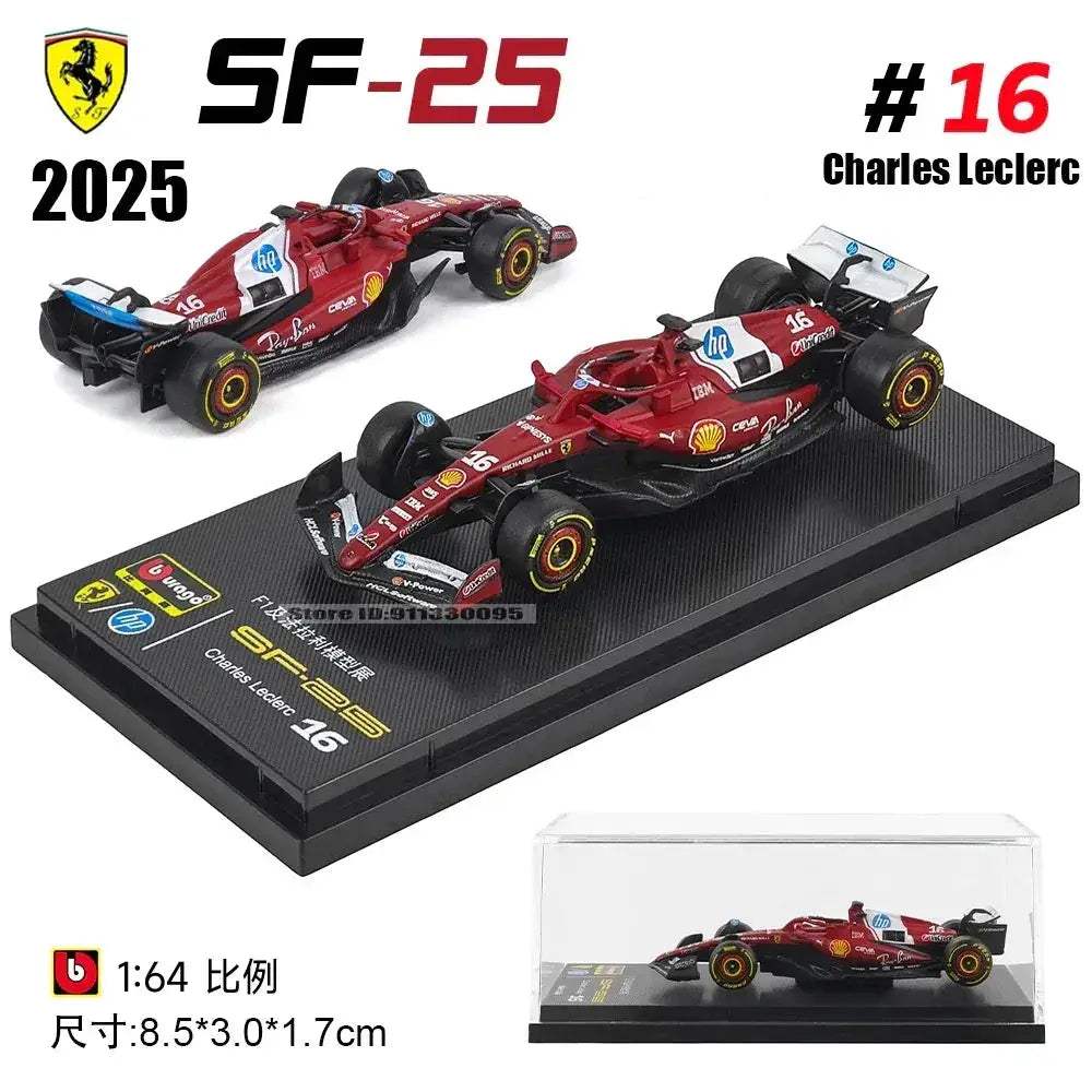 1:64 Diecast Mercedes F1 Car Model With Realistic Detailing - ToylandEU