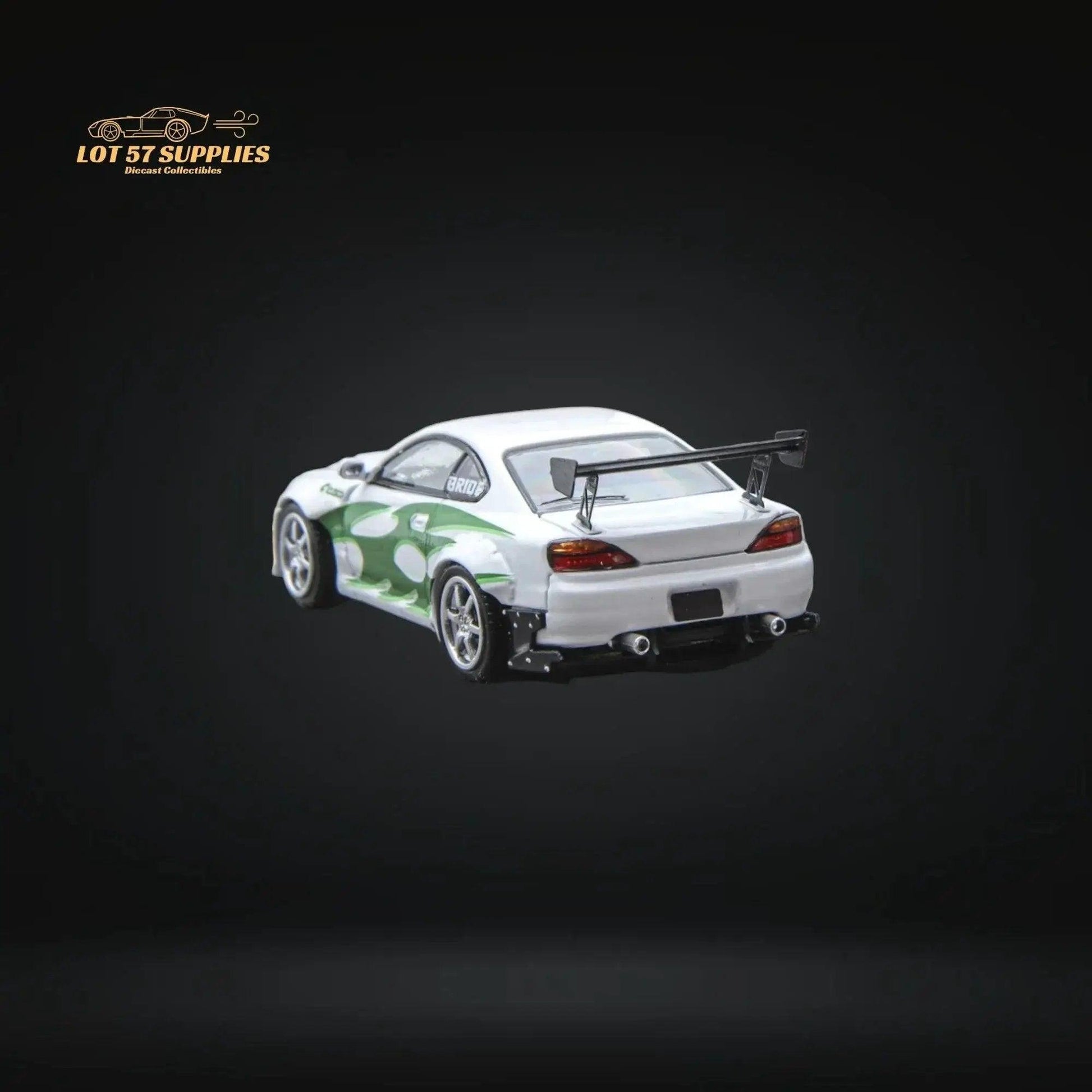  1:64 Diecast Silvia S15 White Green Authentic FHModel -  ToylandEU™