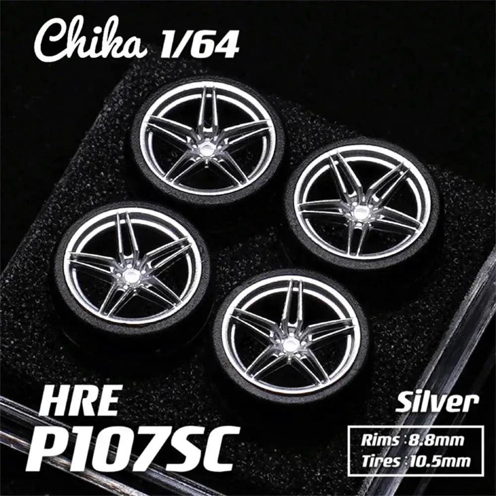  1/64 Diecast Wheels Realistic Rubber Tires For MiniGT -  ToylandEU™