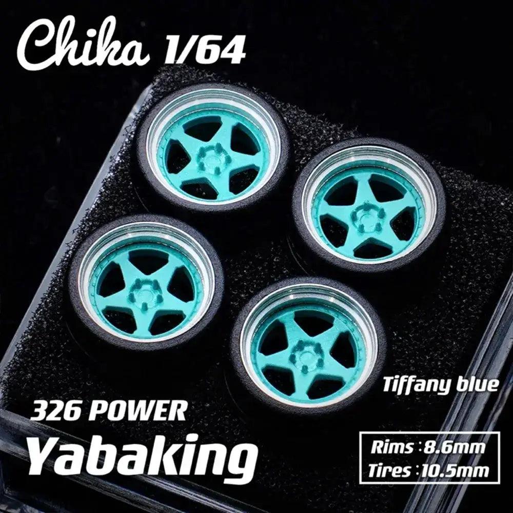  1/64 Diecast Wheels Realistic Rubber Tires For MiniGT -  ToylandEU™