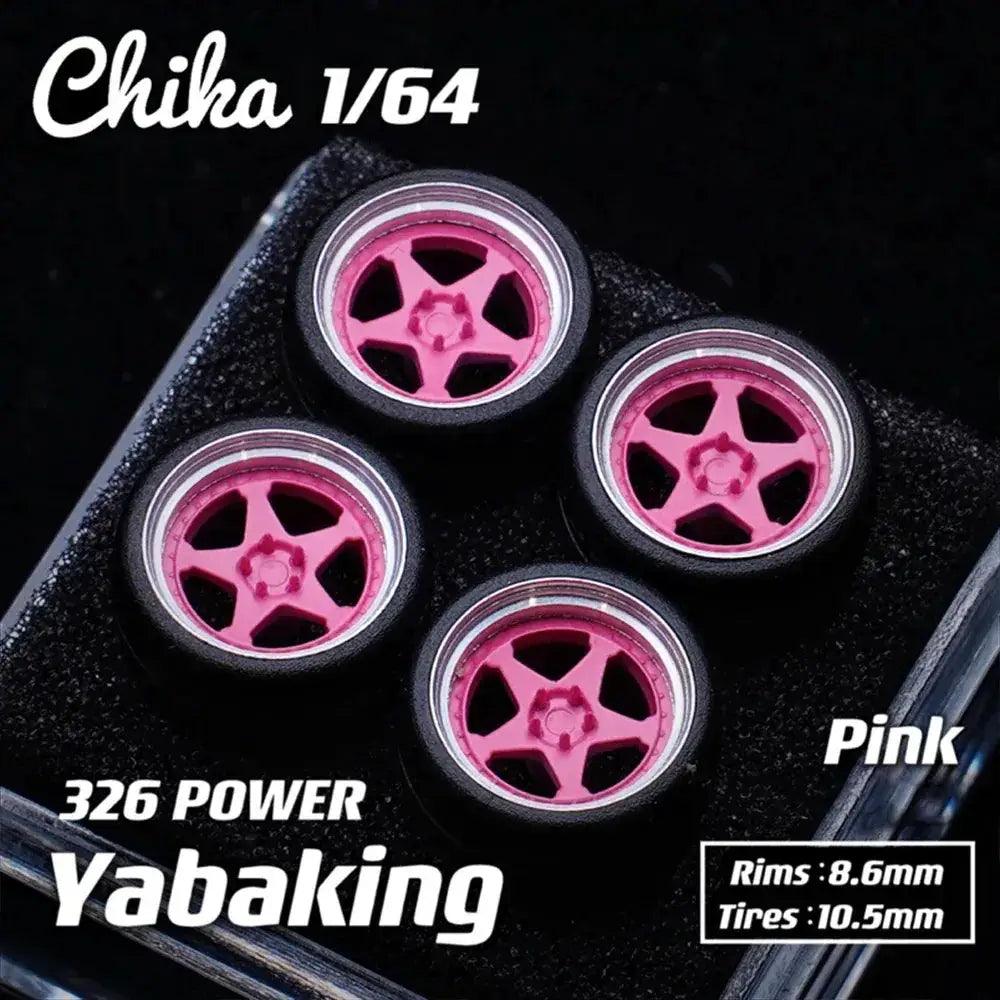  1/64 Diecast Wheels Realistic Rubber Tires For MiniGT -  ToylandEU™
