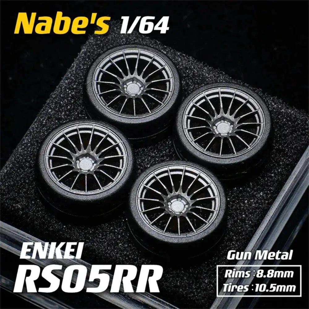  1/64 Diecast Wheels Realistic Rubber Tires For MiniGT -  ToylandEU™