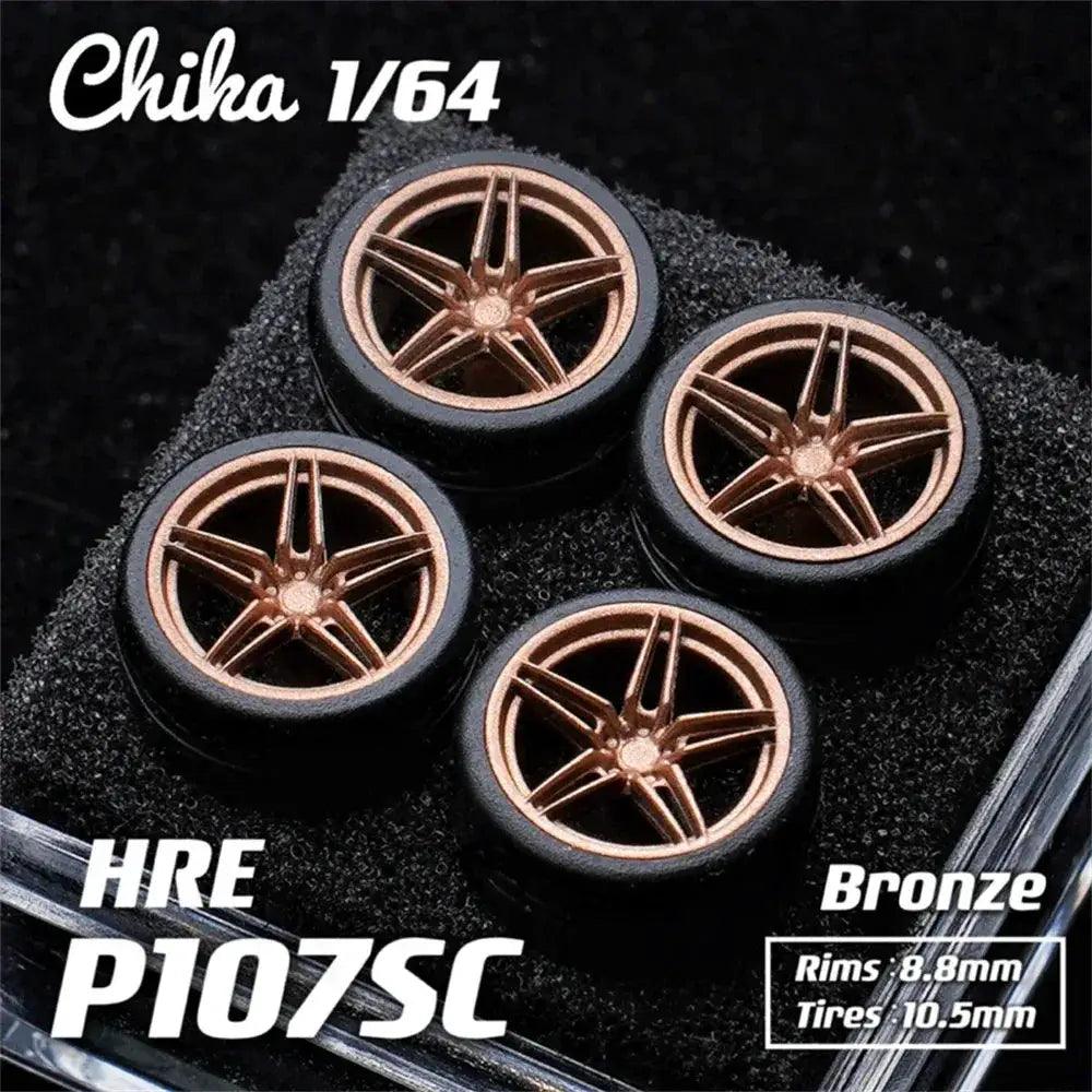  1/64 Diecast Wheels Realistic Rubber Tires For MiniGT -  ToylandEU™