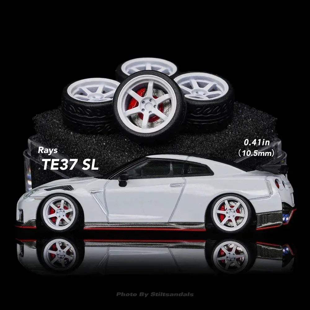 1/64 Diecast Wheels With Realistic Rubber Tires For MiniGT - ToylandEU