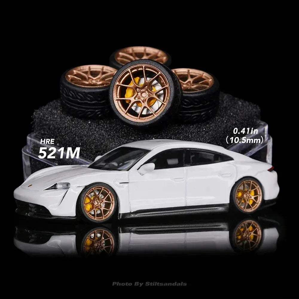 1/64 Diecast Wheels With Realistic Rubber Tires For MiniGT - ToylandEU