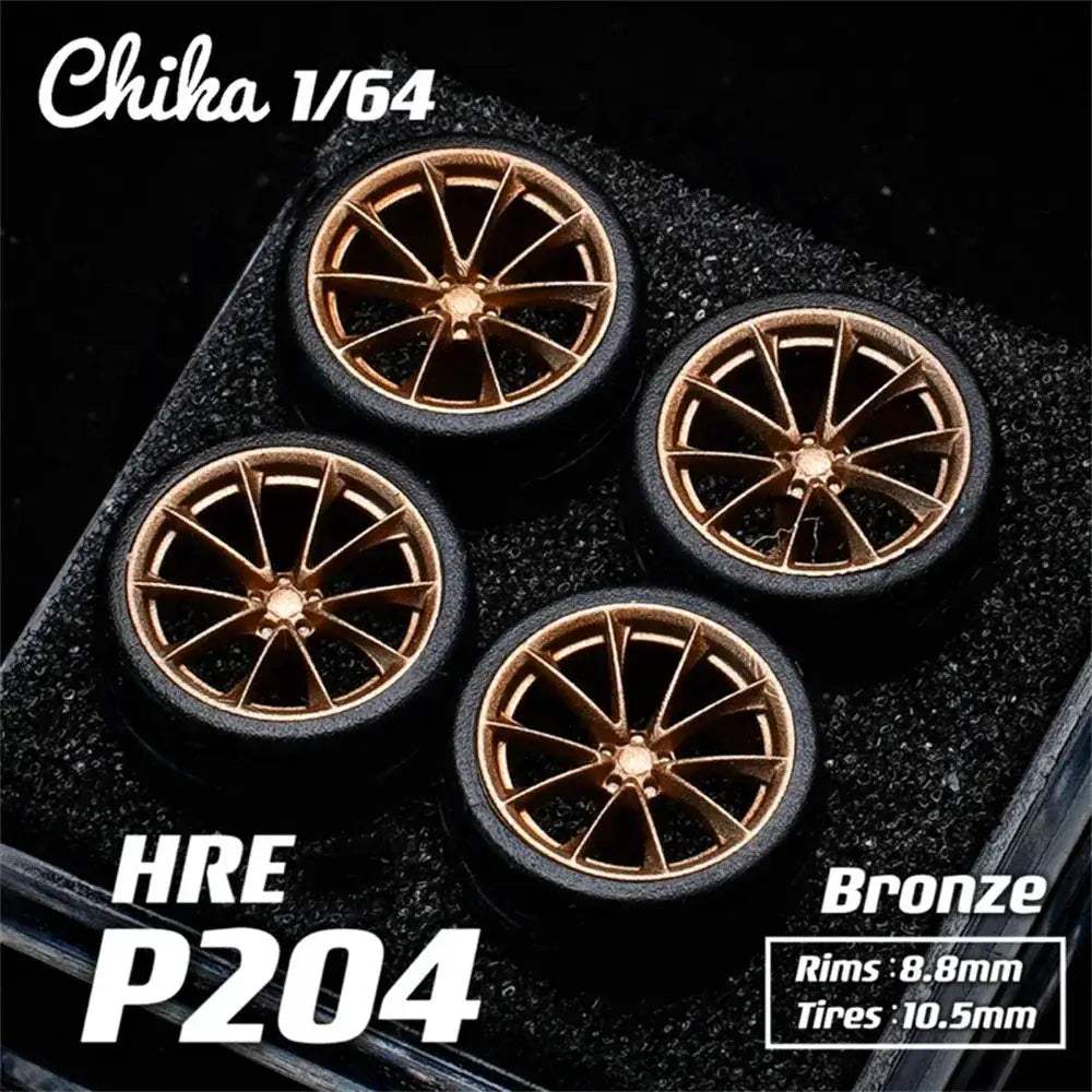 1/64 Diecast Wheels With Realistic Rubber Tires For MiniGT - ToylandEU
