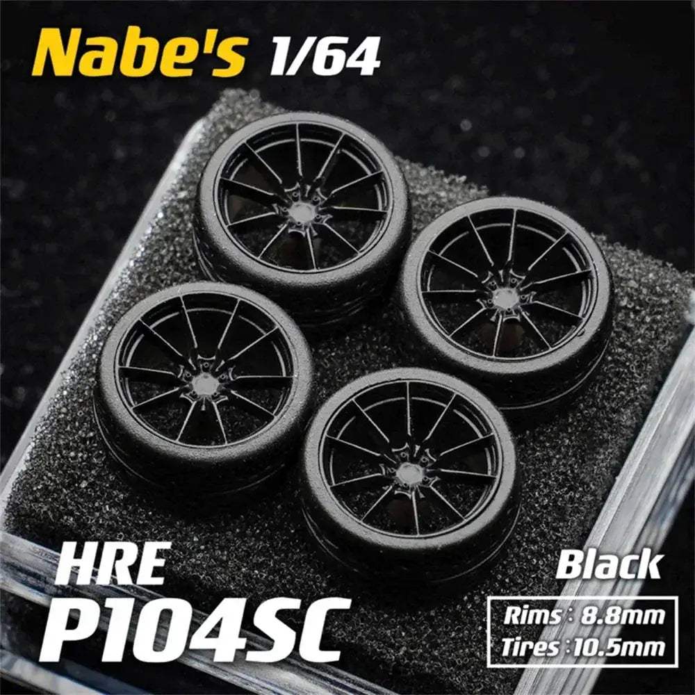 1/64 Diecast Wheels With Realistic Rubber Tires For MiniGT - ToylandEU