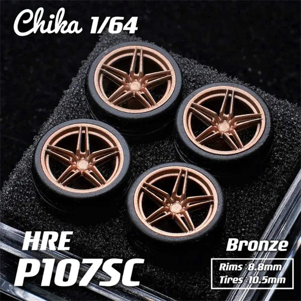 1/64 Diecast Wheels With Realistic Rubber Tires For MiniGT - ToylandEU