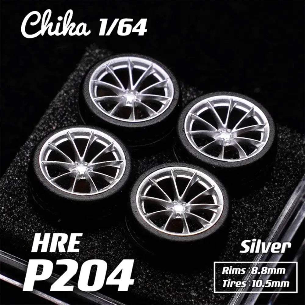 1/64 Diecast Wheels With Realistic Rubber Tires For MiniGT - ToylandEU