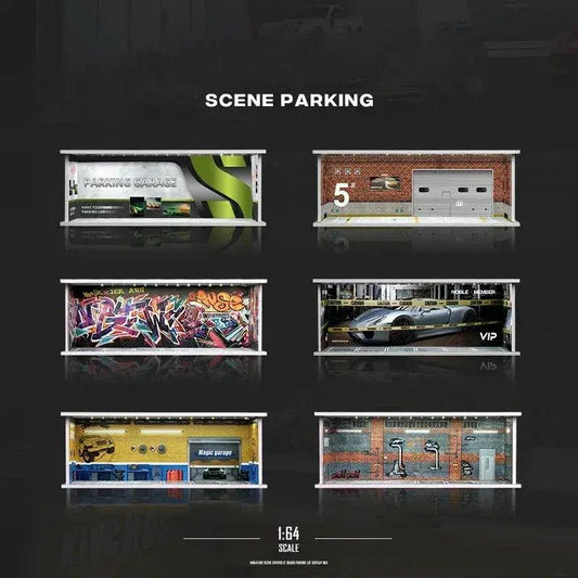  1/64 Garage Diorama With Lighting For Model Scenery -  ToylandEU™